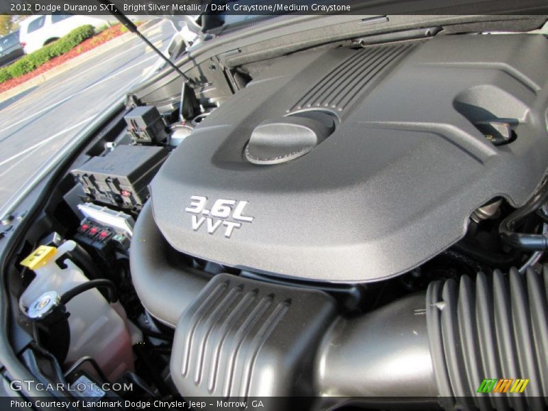 Bright Silver Metallic / Dark Graystone/Medium Graystone 2012 Dodge Durango SXT