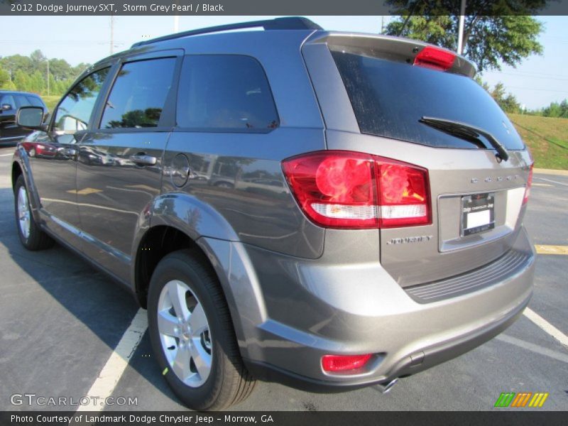 Storm Grey Pearl / Black 2012 Dodge Journey SXT