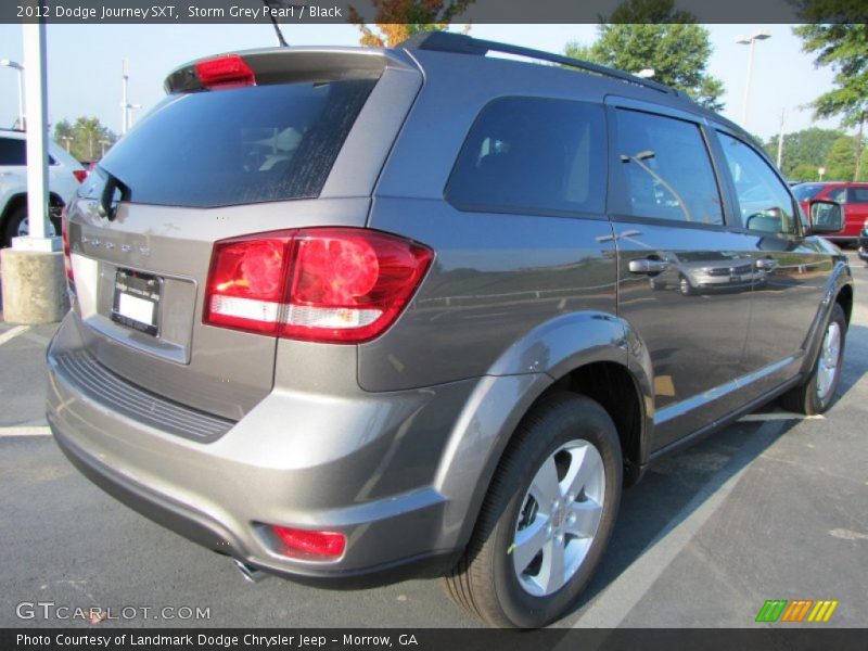 Storm Grey Pearl / Black 2012 Dodge Journey SXT