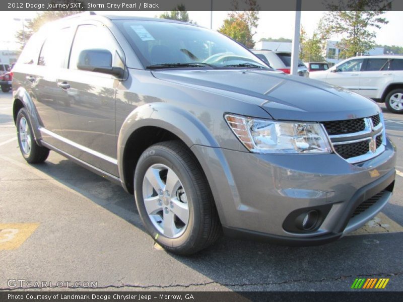 Storm Grey Pearl / Black 2012 Dodge Journey SXT