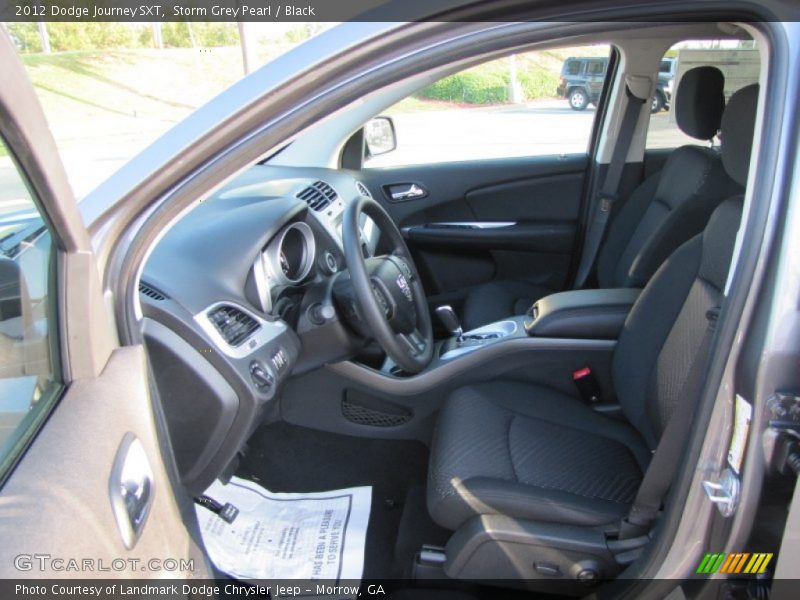 Storm Grey Pearl / Black 2012 Dodge Journey SXT