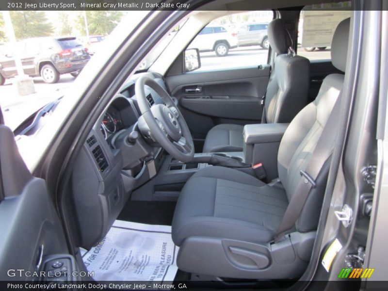  2012 Liberty Sport Dark Slate Gray Interior