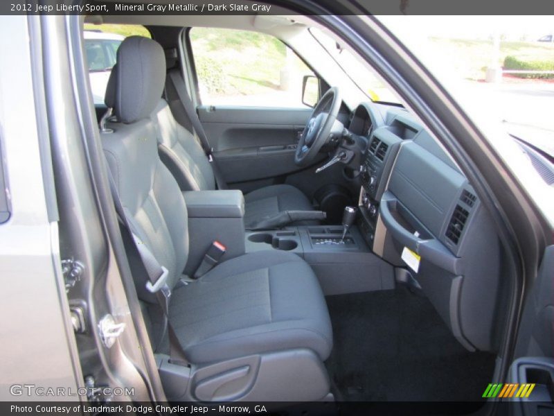  2012 Liberty Sport Dark Slate Gray Interior