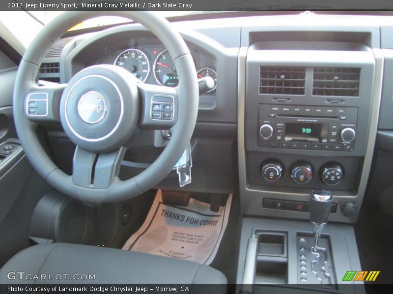 Dashboard of 2012 Liberty Sport