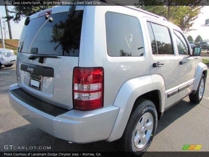 Bright Silver Metallic / Dark Slate Gray 2012 Jeep Liberty Sport