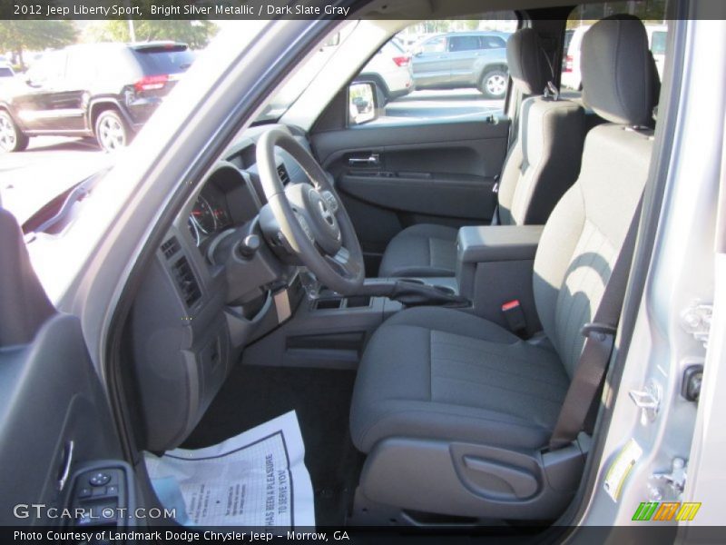Bright Silver Metallic / Dark Slate Gray 2012 Jeep Liberty Sport