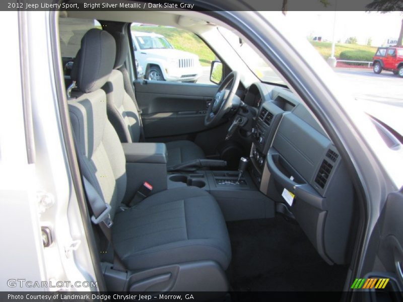 Bright Silver Metallic / Dark Slate Gray 2012 Jeep Liberty Sport