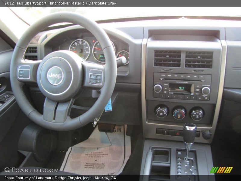 Bright Silver Metallic / Dark Slate Gray 2012 Jeep Liberty Sport