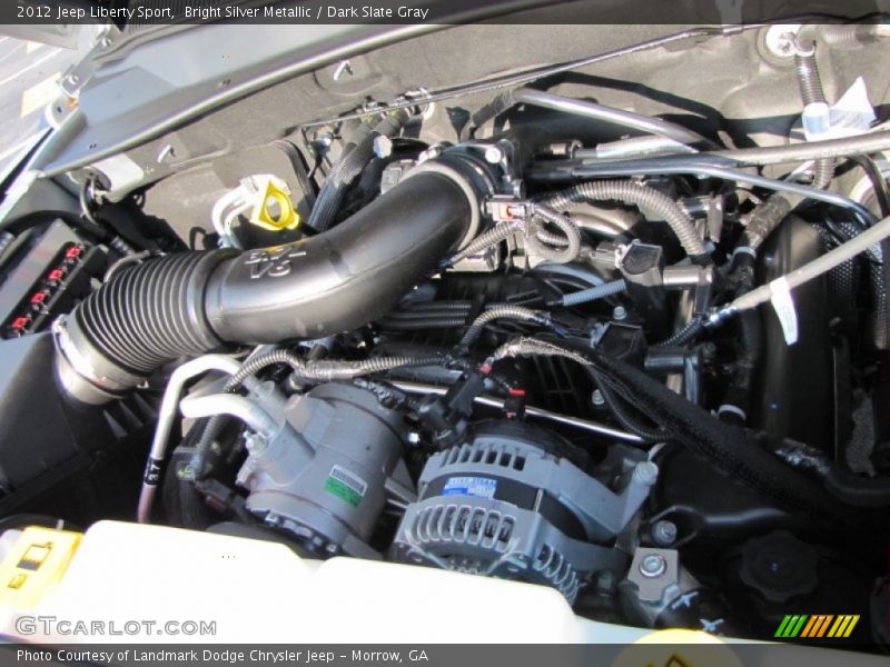 Bright Silver Metallic / Dark Slate Gray 2012 Jeep Liberty Sport