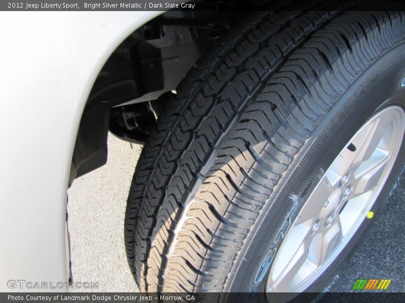 Bright Silver Metallic / Dark Slate Gray 2012 Jeep Liberty Sport