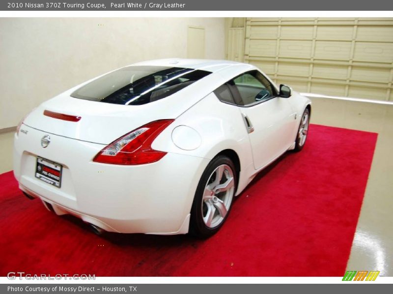 Pearl White / Gray Leather 2010 Nissan 370Z Touring Coupe