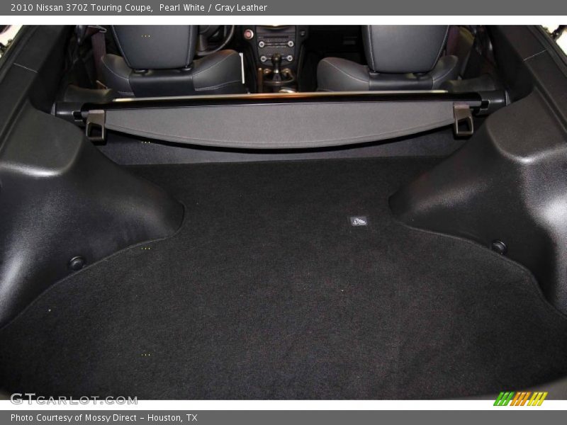 Pearl White / Gray Leather 2010 Nissan 370Z Touring Coupe