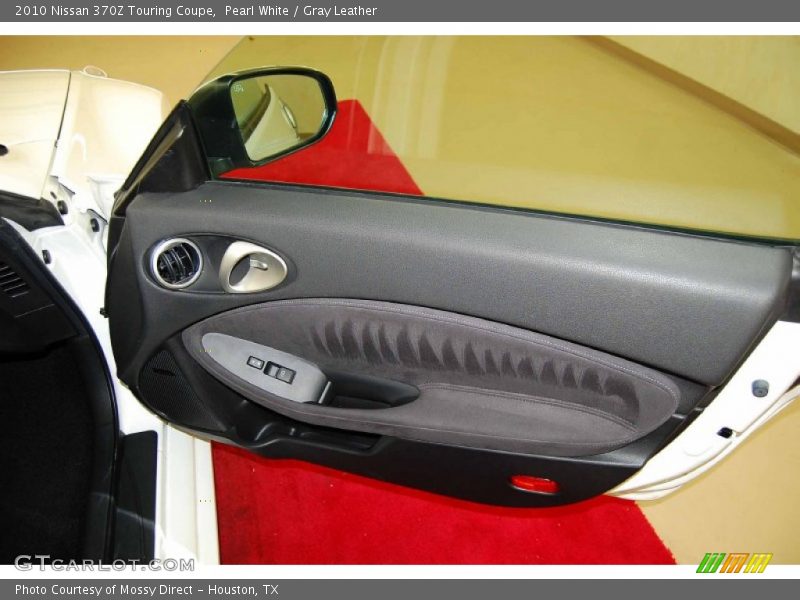 Pearl White / Gray Leather 2010 Nissan 370Z Touring Coupe