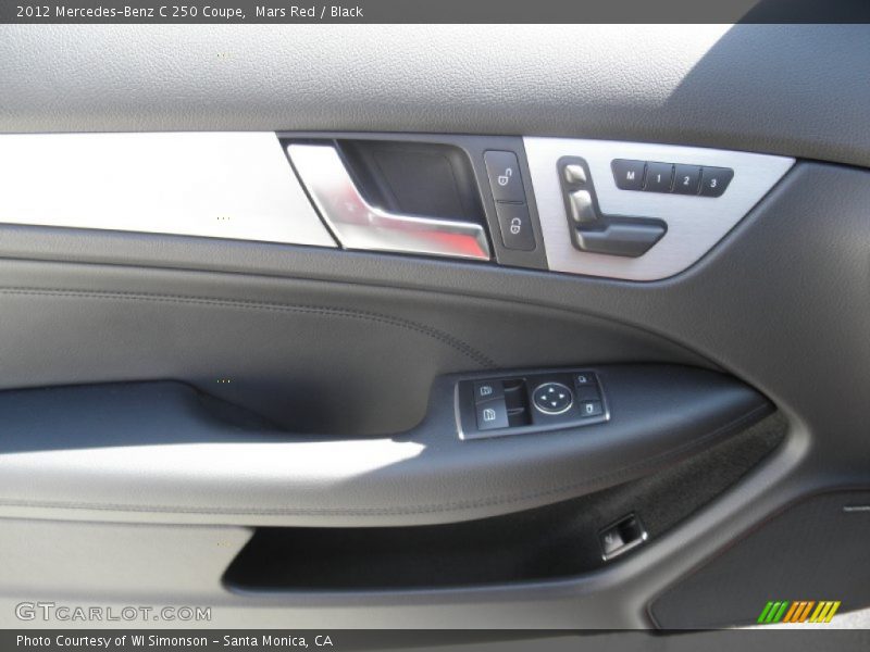 Mars Red / Black 2012 Mercedes-Benz C 250 Coupe