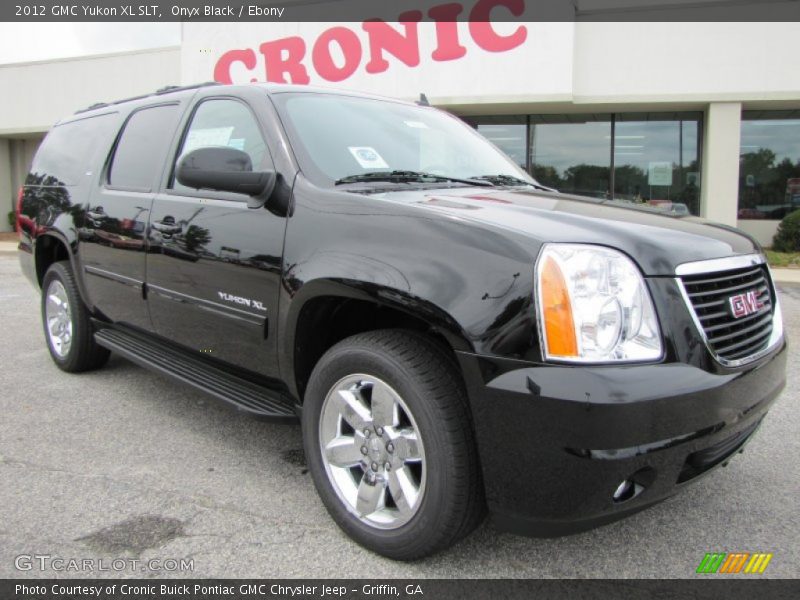 Onyx Black / Ebony 2012 GMC Yukon XL SLT