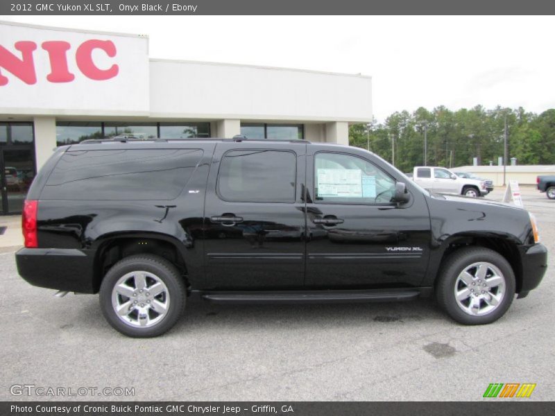 Onyx Black / Ebony 2012 GMC Yukon XL SLT