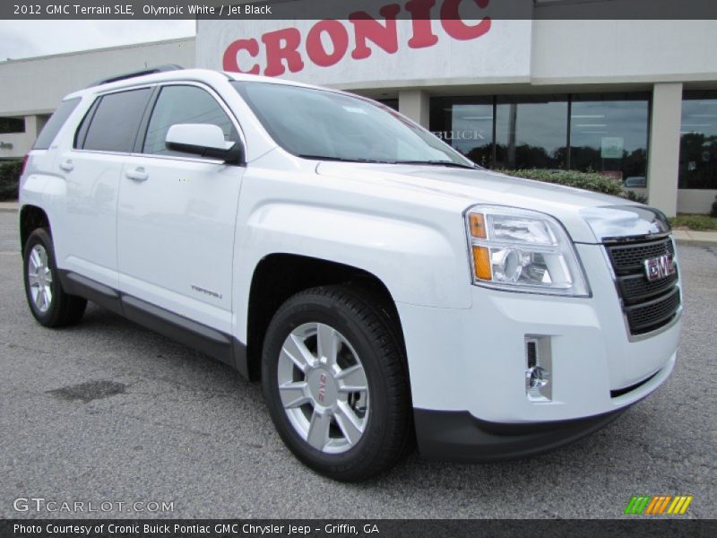 Olympic White / Jet Black 2012 GMC Terrain SLE