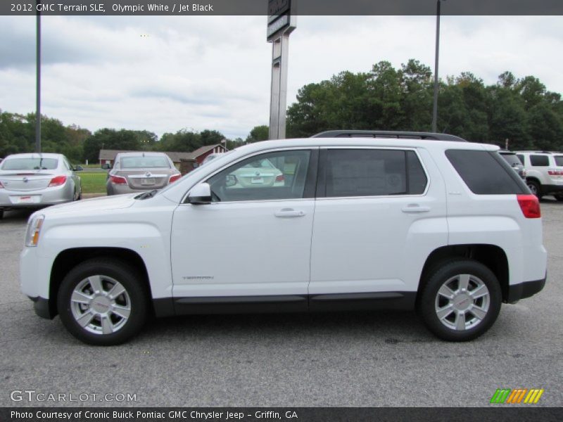 Olympic White / Jet Black 2012 GMC Terrain SLE