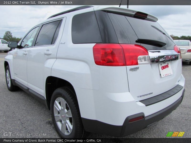 Olympic White / Jet Black 2012 GMC Terrain SLE