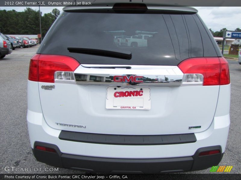 Olympic White / Jet Black 2012 GMC Terrain SLE