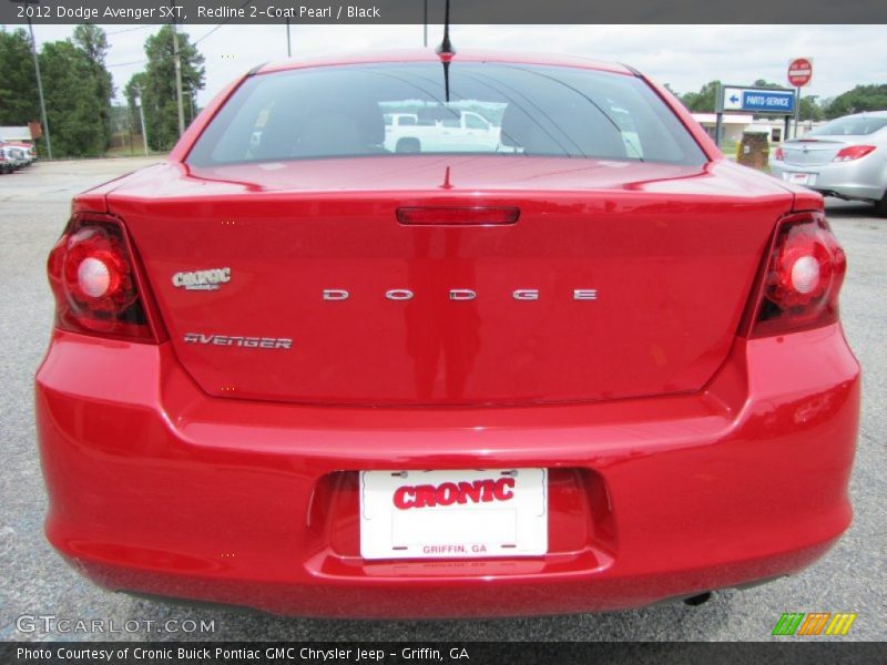 Redline 2-Coat Pearl / Black 2012 Dodge Avenger SXT