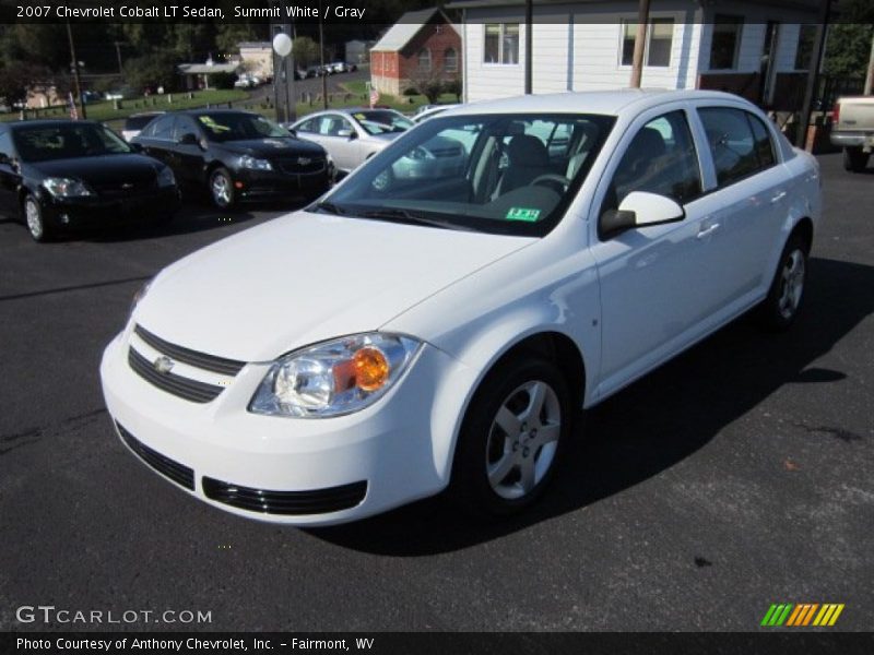 Summit White / Gray 2007 Chevrolet Cobalt LT Sedan