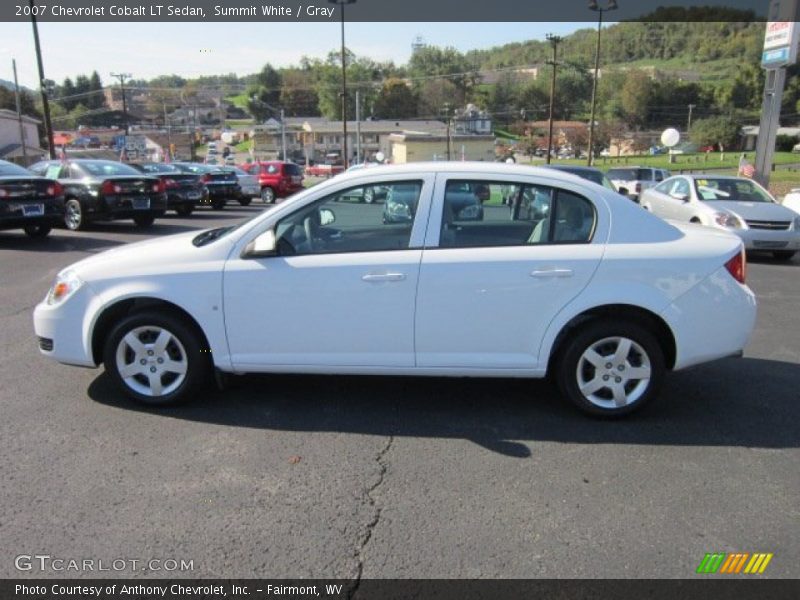 Summit White / Gray 2007 Chevrolet Cobalt LT Sedan