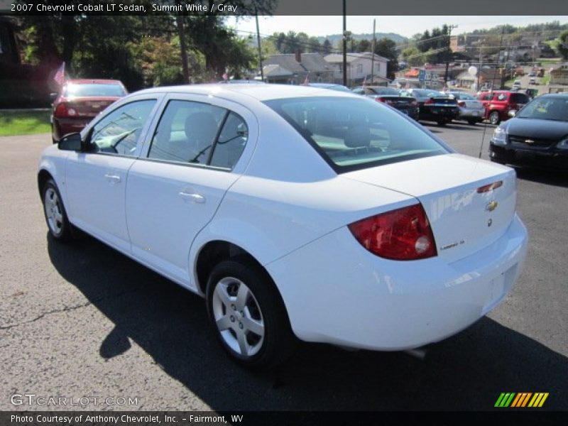 Summit White / Gray 2007 Chevrolet Cobalt LT Sedan