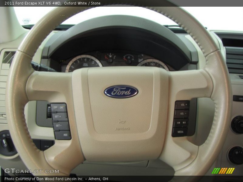 Oxford White / Stone 2011 Ford Escape XLT V6 4WD