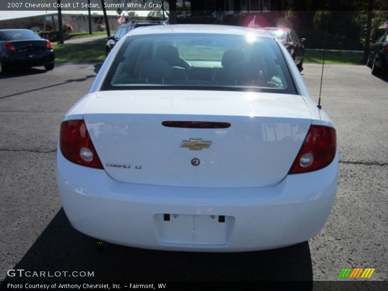 Summit White / Gray 2007 Chevrolet Cobalt LT Sedan