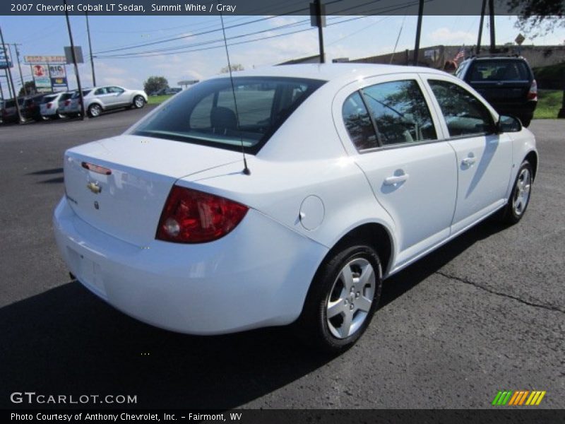 Summit White / Gray 2007 Chevrolet Cobalt LT Sedan
