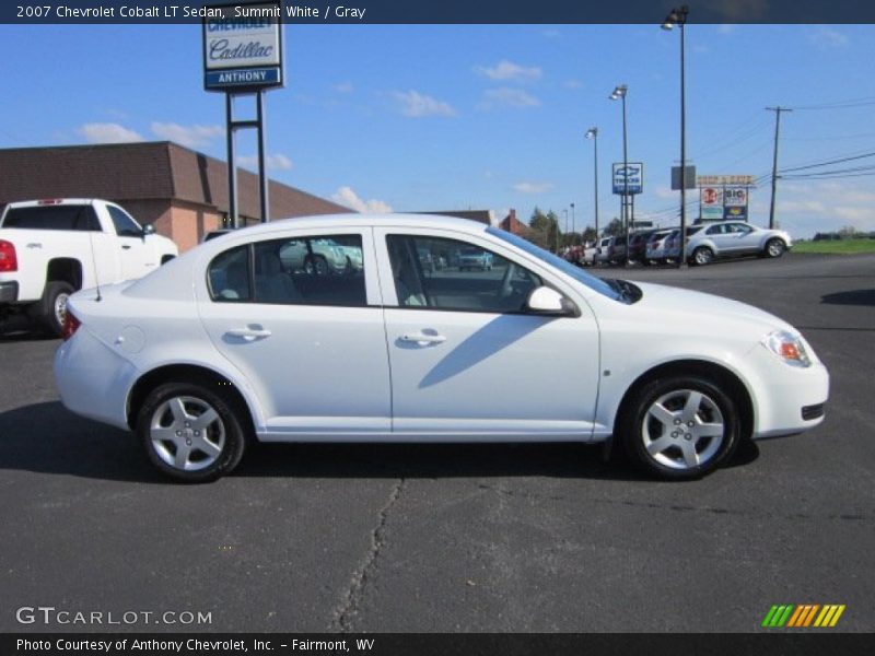 Summit White / Gray 2007 Chevrolet Cobalt LT Sedan