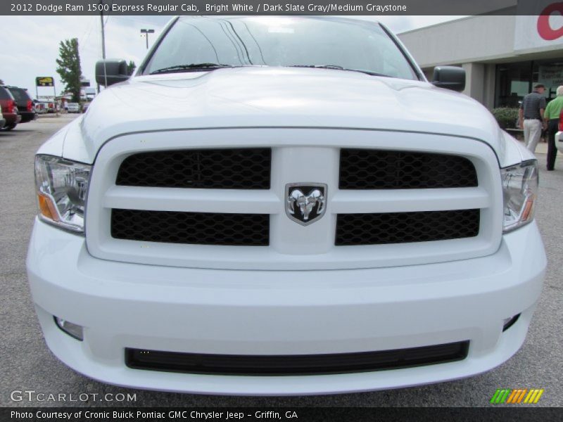 Bright White / Dark Slate Gray/Medium Graystone 2012 Dodge Ram 1500 Express Regular Cab