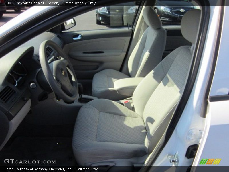 Summit White / Gray 2007 Chevrolet Cobalt LT Sedan