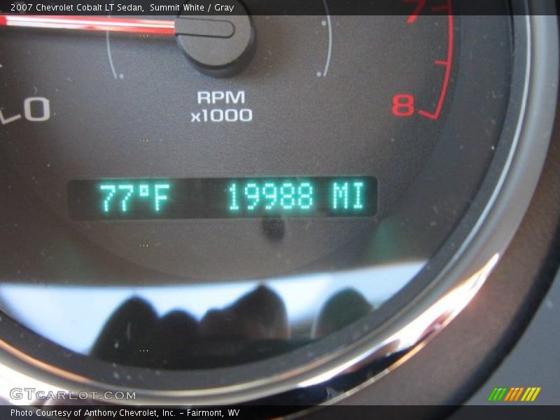 Summit White / Gray 2007 Chevrolet Cobalt LT Sedan