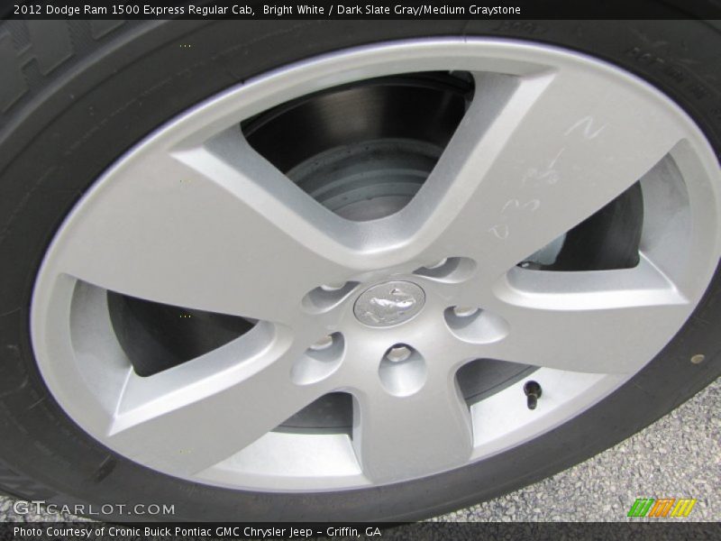 Bright White / Dark Slate Gray/Medium Graystone 2012 Dodge Ram 1500 Express Regular Cab