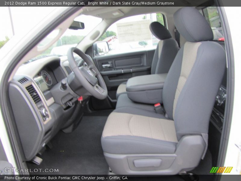 Bright White / Dark Slate Gray/Medium Graystone 2012 Dodge Ram 1500 Express Regular Cab