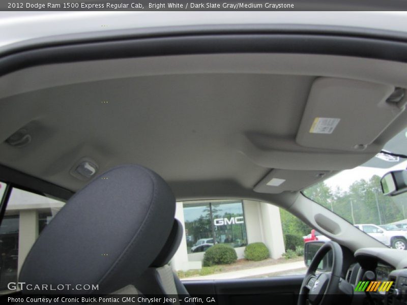Bright White / Dark Slate Gray/Medium Graystone 2012 Dodge Ram 1500 Express Regular Cab