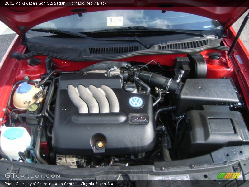  2002 Golf GLS Sedan Engine - 2.0 Liter SOHC 8-Valve 4 Cylinder
