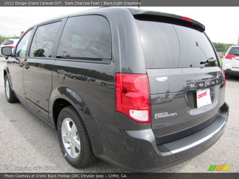 Dark Charcoal Pearl / Black/Light Graystone 2012 Dodge Grand Caravan SXT
