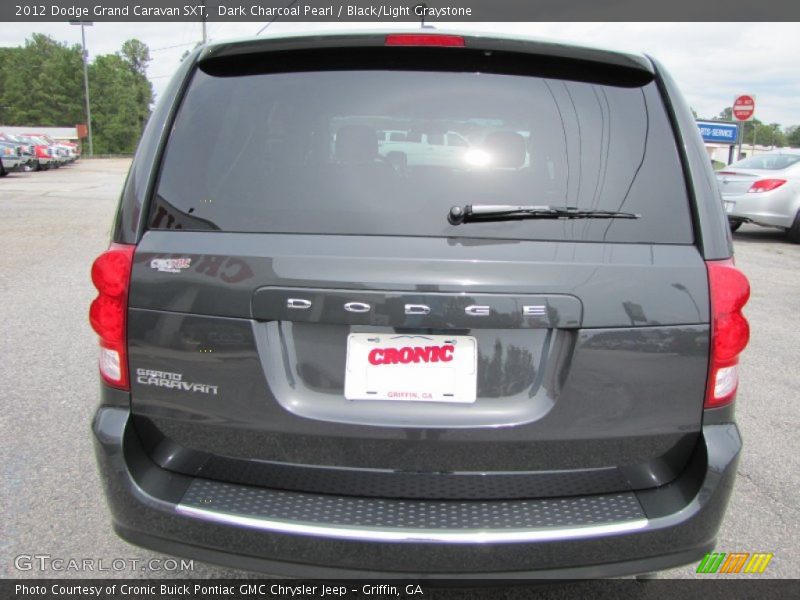 Dark Charcoal Pearl / Black/Light Graystone 2012 Dodge Grand Caravan SXT
