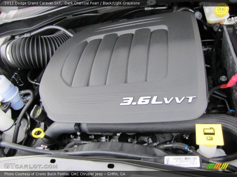 Dark Charcoal Pearl / Black/Light Graystone 2012 Dodge Grand Caravan SXT
