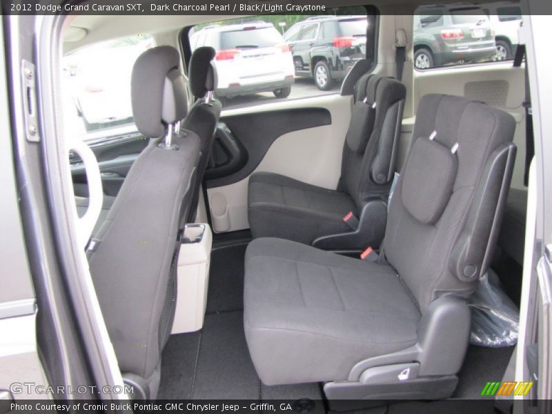 Dark Charcoal Pearl / Black/Light Graystone 2012 Dodge Grand Caravan SXT