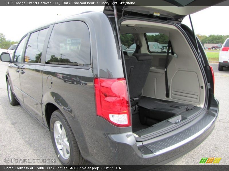 Dark Charcoal Pearl / Black/Light Graystone 2012 Dodge Grand Caravan SXT
