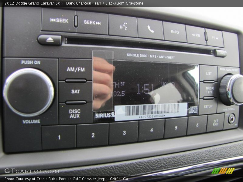 Audio System of 2012 Grand Caravan SXT