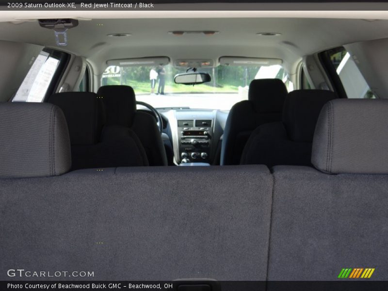 Red Jewel Tintcoat / Black 2009 Saturn Outlook XE