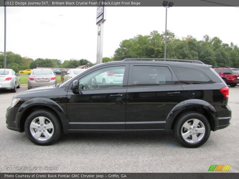  2012 Journey SXT Brilliant Black Crystal Pearl