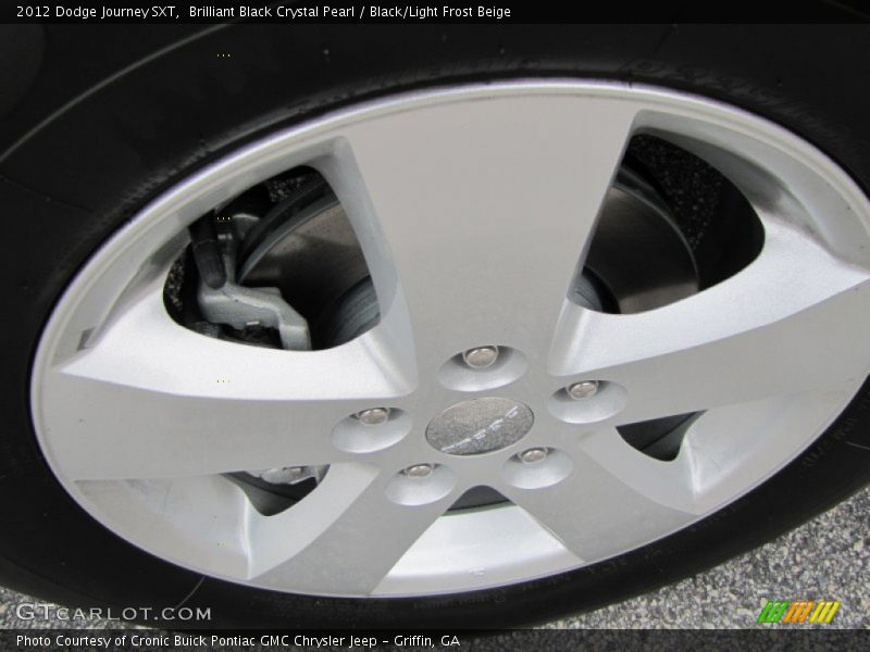 Brilliant Black Crystal Pearl / Black/Light Frost Beige 2012 Dodge Journey SXT