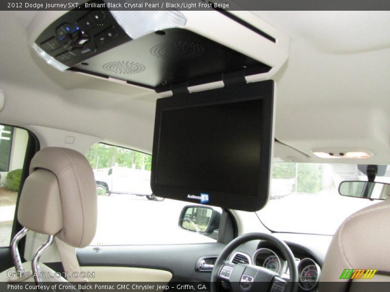 Brilliant Black Crystal Pearl / Black/Light Frost Beige 2012 Dodge Journey SXT