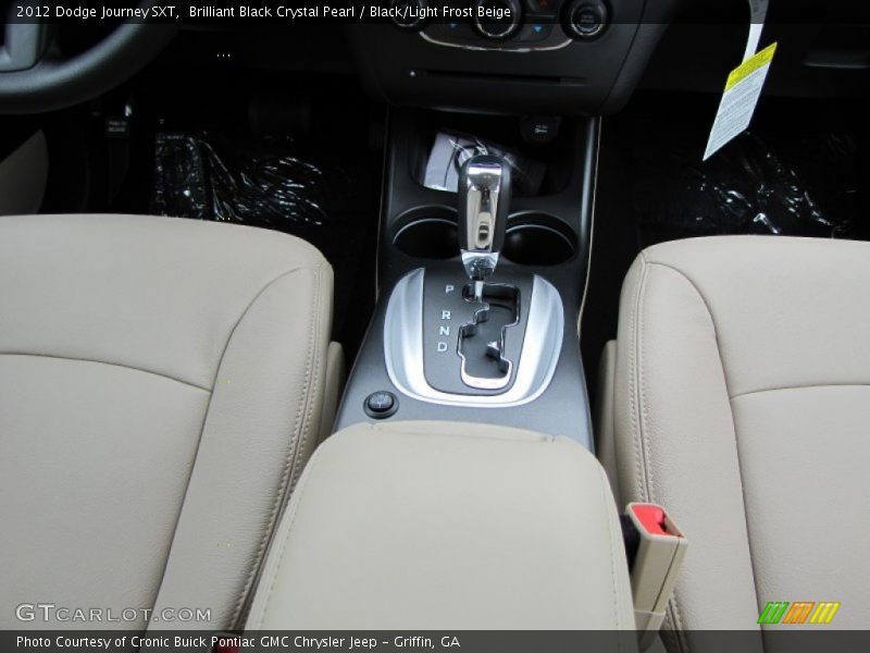 Brilliant Black Crystal Pearl / Black/Light Frost Beige 2012 Dodge Journey SXT
